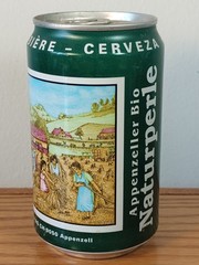 Switzerland Swiss Naturperle Lager Appenzeller Bio 330 ml Beer Can
