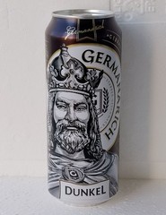 GERMANARICH Dunkel Empty Beer Can Obolon 500ml Ukraine 2025 Bottom Open