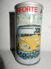 DREHER FORTE YELLOW AUTO Straight Steel Beer can from ITALY (350ml) Empty !!