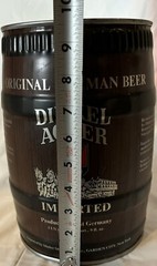 IMPORTED 5 LITER DINKEL ACKER MINI BEER KEG GERMAN GERMANY EMPTY CAN