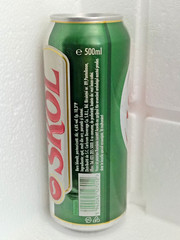 Empty Beer Can SKOL 500 ml. Romania 2012 Top Open!