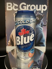 Vintage Beer Can Labatt Blue Imported The Cold One Tab Empty Aluminum Can