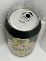 TUBORG De Luxe Empty Beer Can 330 ml Denmark 1990s Top Open Collectible Vintage