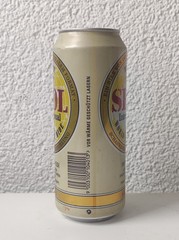 Empty 2003 Ed Skol Lager Beer can – 500 ml – TOP opened (Brau Union Austria)