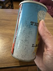 1960s TENNENT’S Girl Lager Beer Can PENNY Fashion Pinup Girl 12oz Tab Top