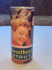 c1970 Tennent Sweetheart Stout Younger of Alloa United Kingdom pull tab Beer Can