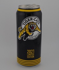 Lincoln Lager Bench Brewing Canada CFL Hamilton Tiger Cats 2021 Empty 473 mL Can