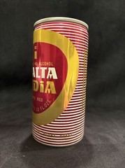 Vintage Malta India Puerto Rico EMPTY Tab Top Beer Can No Alcohol 10oz NEAT!!