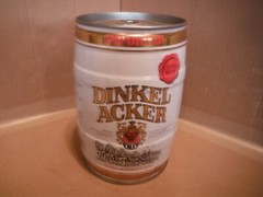 DINKEL ACKER PREMIUM EMPTY 5 LITER MINI BEER KEG~GERMANY #302