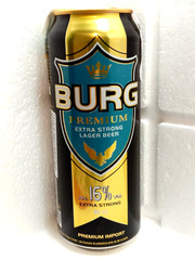 Empty Beer Can BURG 16% Obolon 500 ml. Ukraine Export 2024 Bottom Open! 🇺🇦