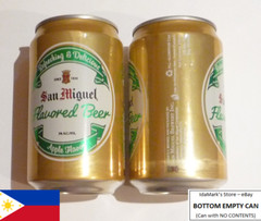 EMPTY – SAN MIGUEL APPLE BEER can PHILIPPINES 330ml Collect NEW 2015 Asia Decor