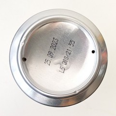 Empty 2022 Radegast Ratar Beer can; 500 ml/16.9 fl oz; BOTTOM (Czech Republic)
