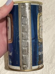Rare LABATT Pilsner Blue Empty 12oz Beer Can – Steel Pull Tab Intact Wide Seam