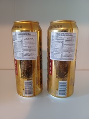 Empty Ukrainian Ukraine Opillia Kvas Kvass Drink Cans Lot of 2 Top Opened