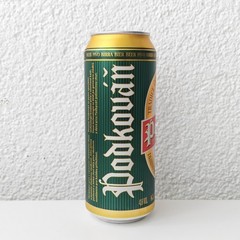 Empty 2025 Podkováň Lager Beer can; 500 ml/16.9 fl oz; TOP (Czech Republic)