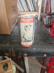 TENNENT’S GIRLS “PAT – Intrigued” 440ml C/S Beer Can bottom opened