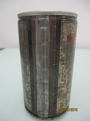 Tuborg beer : a 330 ml empty tin can, Denmark , export to Israel, May, 1982.