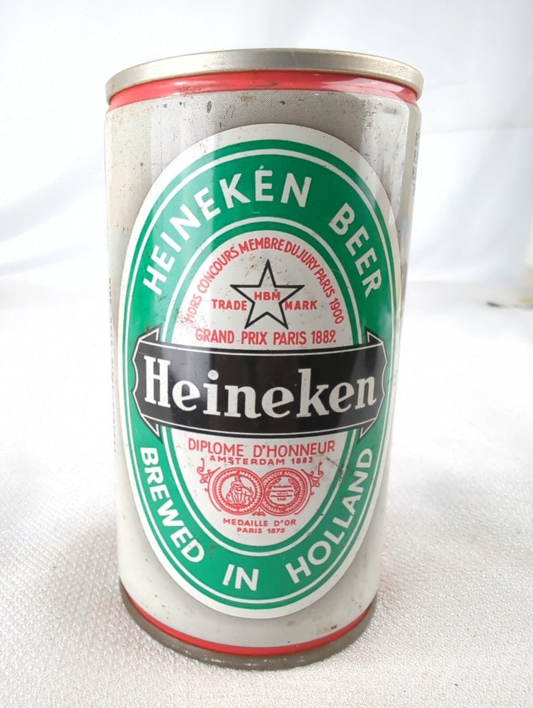 Heineken Beer Pull Tab Can Brewed in Holland (B4) (J9)