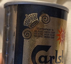 Carlsberg Beer Can – Denmark – Steel – 35.5 cl – 12 Ounces @Early 1970’s