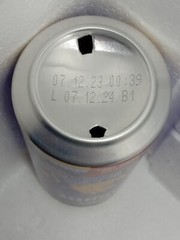 Empty Beer Can RIZDVYANE Lvivske XMAS Edition 480 ml. Ukraine 2023 Bottom Open