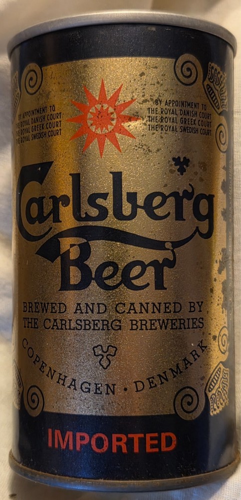 Carlsberg Beer Can – Denmark – Steel – 35.5 cl – 12 Ounces @Early 1970’s