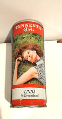 Tennent’s Girls Lager Beer Linda In Dreamland 15.5oz steel beer can Scotland