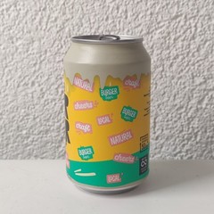 Empty Burger Beer can; 330 ml / 11.2 fl oz; TOP opened (Garden Brewery, Croatia)