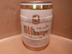BITBURGER 5 LITER MINI BEER KEG~GERMANY #90