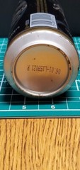 Empty Beer Can RADEBERGER PILSNER 500 ml. Germany RARE BLACK CAN