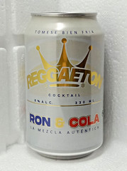 REGGAETON Empty Drink Can 330ml Obolon Ukraine Export Edition 2023 Bottom Open