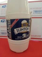 Suntory 2 Liter Draft Beer POUR-TA-KEG Empty Plastic Keg Japan READ DESCRIPTION