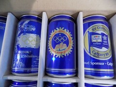 Labatts Blue Olympic Winter Games Collector Can Series W Showcase 1988 Calgary