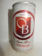 OCOC OB LAGER Beer can from SOUTH KOREA (355ml) 02 Empty !!