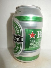 HEINEKEN Premium Lager Beer can from HOLLAND for U.K. (33cl) Empty !