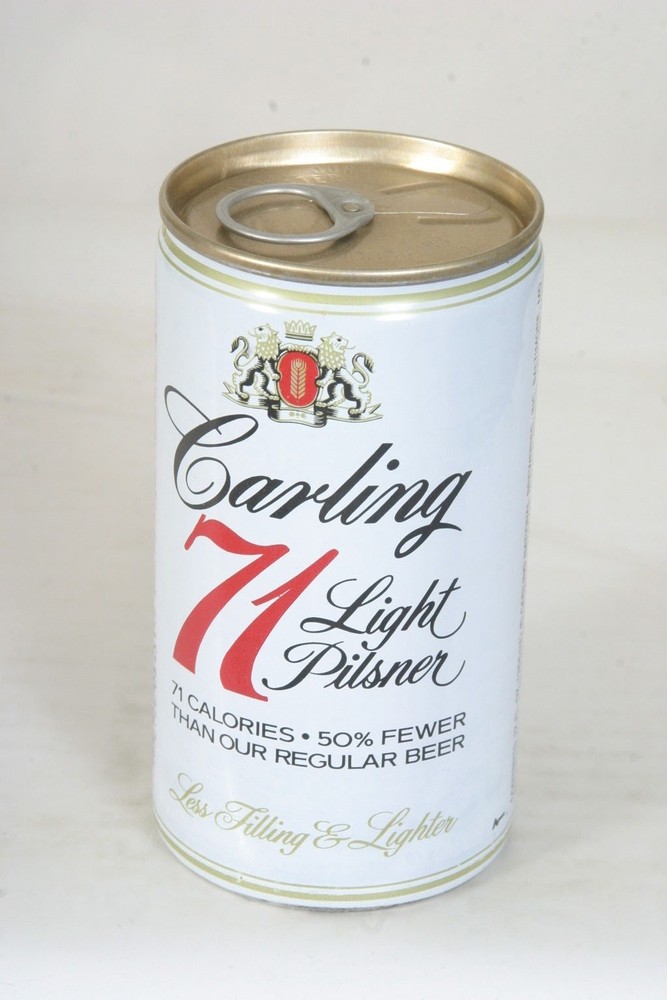 Carling 71 Light Pilsner Beer Can