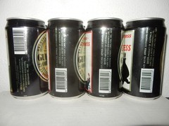 4 GUINNESS POSTERS Beer cans from AUSTRALIA (375ml) Empty Beercan !!