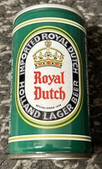Royal Dutch Holland Lager Crimped Steel Beer Can 34CL Posthoorn Rotterdam