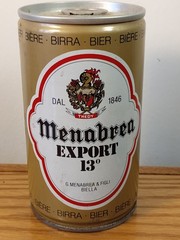 Menabrea Export 13 Bier Beer Can 330ml Steel Nurnberg Bavaria Germany