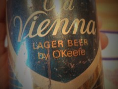 OLD VIENNA 12 OZ STEEL STRAIGHT EDGE BEER CAN CARLING O’KEEFE TORONTO CANADA