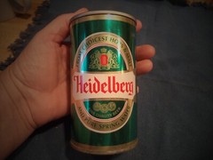 HEIDELBERG 12 OZ STRAIGHT EDGE STEEL BEER CAN CARLING O’KEEFE TORONTO CANADA