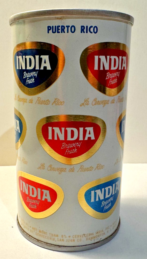 INDIA BREWERY FRESH “LA CERVEZA DE PUERTO RICO” PUERTO RICO!