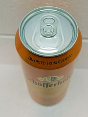 Empty Schofferhofer Hefeweiz Beer Can 500 ml Germany 2025 Bottom Open