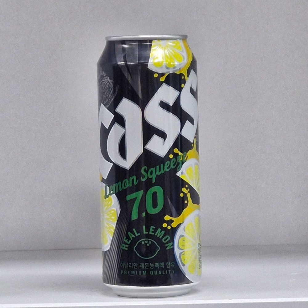 CASS Lemon design collectible Beer Can Empty 500ml.
