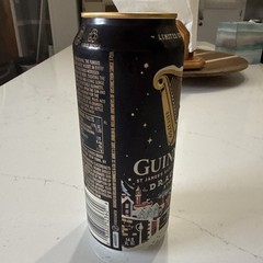 Guinness Draught Stout Limited Edition Holiday 2025 14.9 Oz. Can *EMPTY*