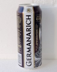 GERMANARICH Dunkel Empty Beer Can Obolon 500ml Ukraine 2025 Bottom Open