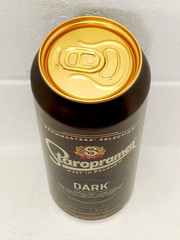 STAROPRAMEN Dark Empty Beer Can 480ml Ukraine 2026 Bottom Open Collectible