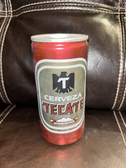 Tecate Cerveza Flat Top Pull Tab 60s/70s RARE
