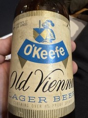 Vintage Beer Bottle – O’keefe’s Old Vienna Lager 1960s Canada Empty