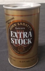 John LaBatt’s Extra Stock Beer Can 12oz Button Top
