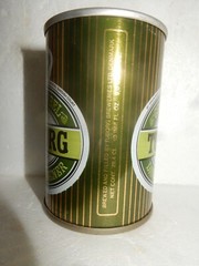 TUBORG Green Label Straight Steel Beer can from DENMARK (27,5cl) Empty Beercan !